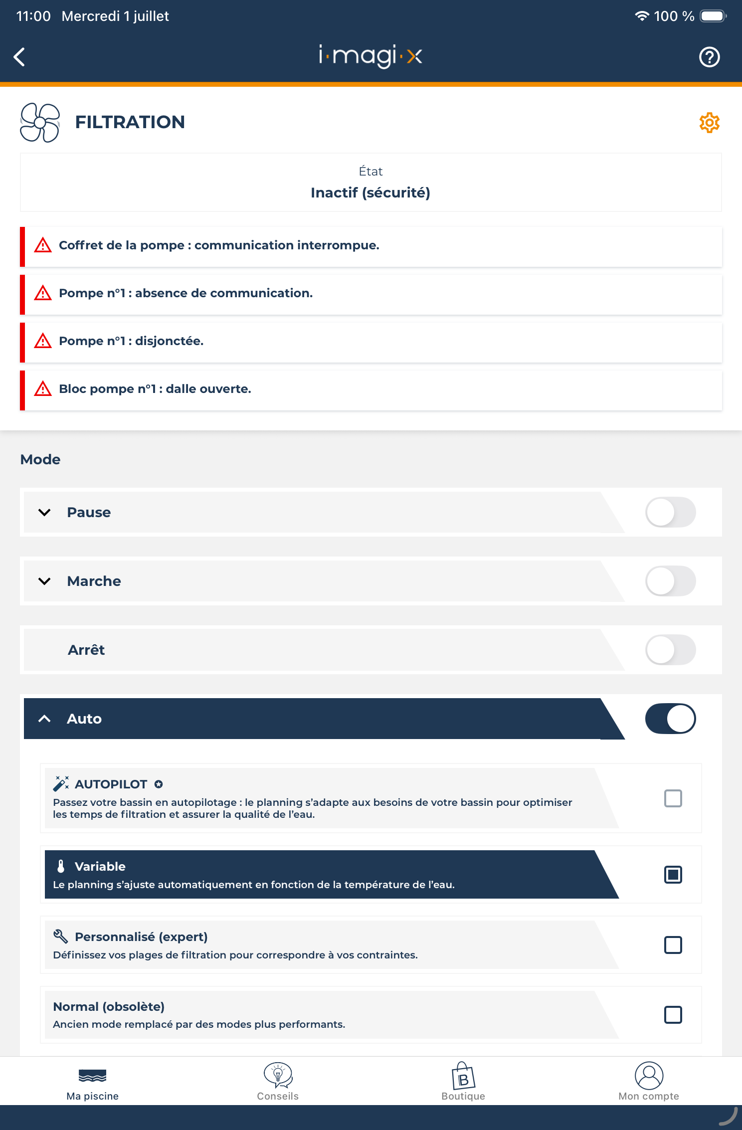Aperçu du projet iMAGI